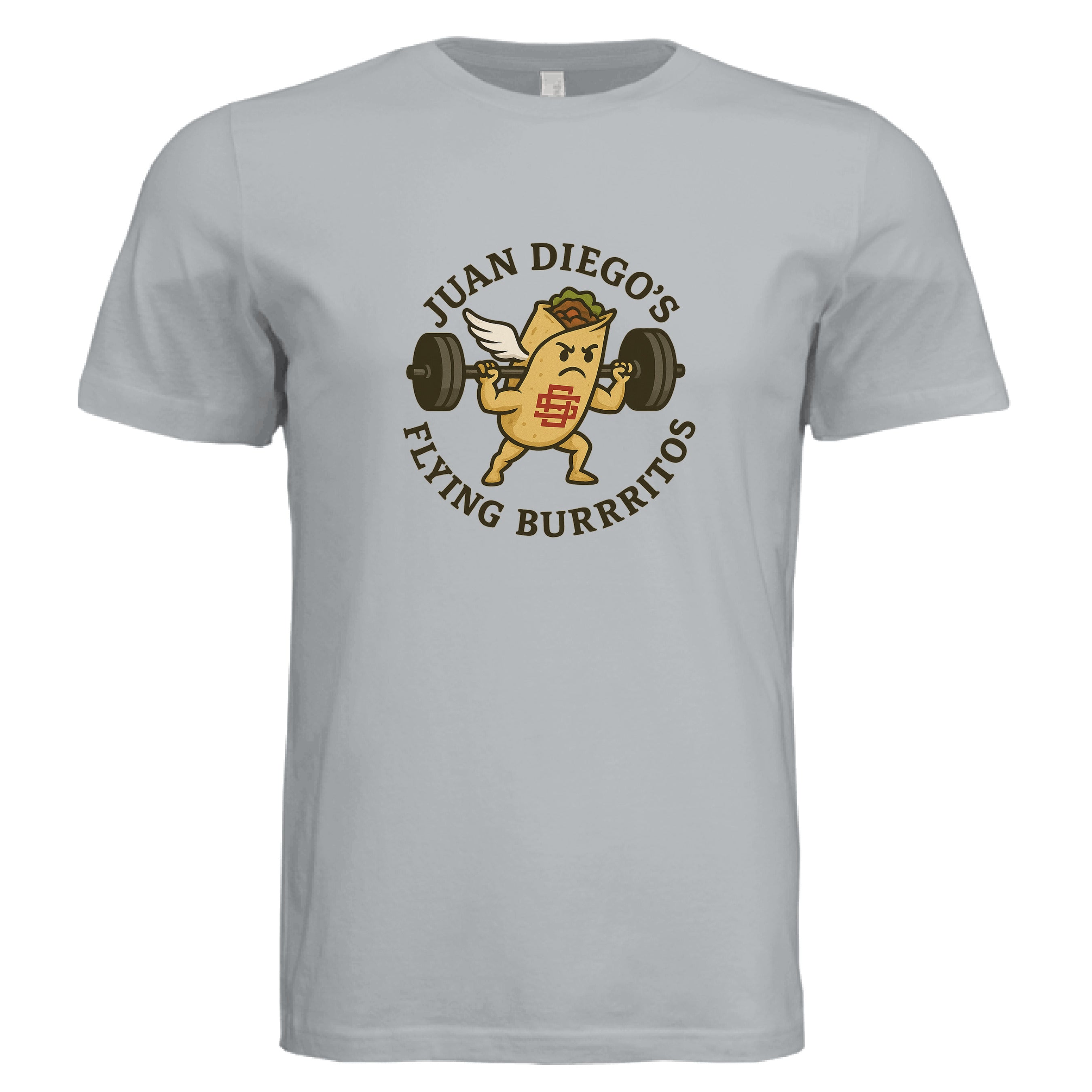 Solid Silver Triblend - FRONT