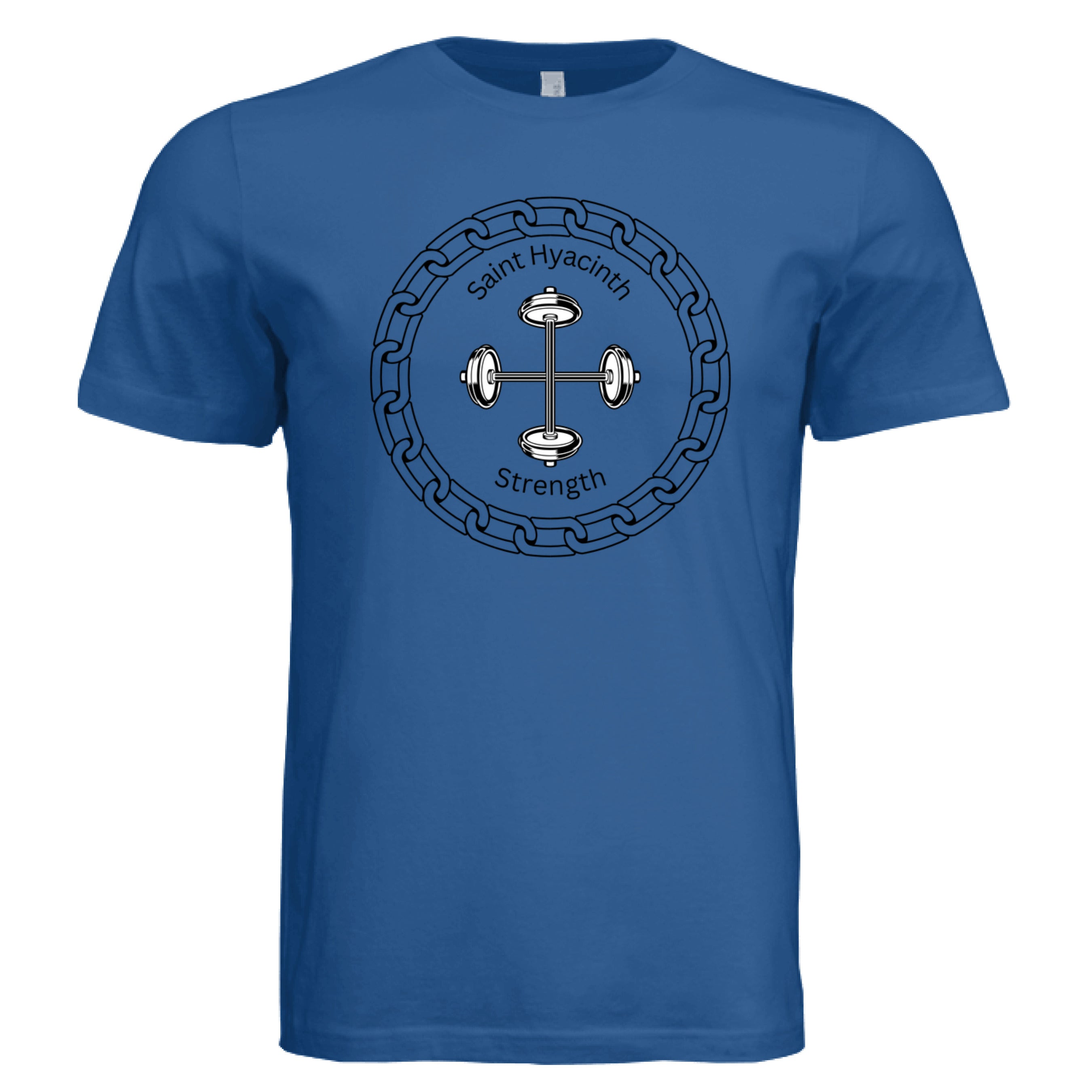 Solid True Royal Triblend - FRONT
