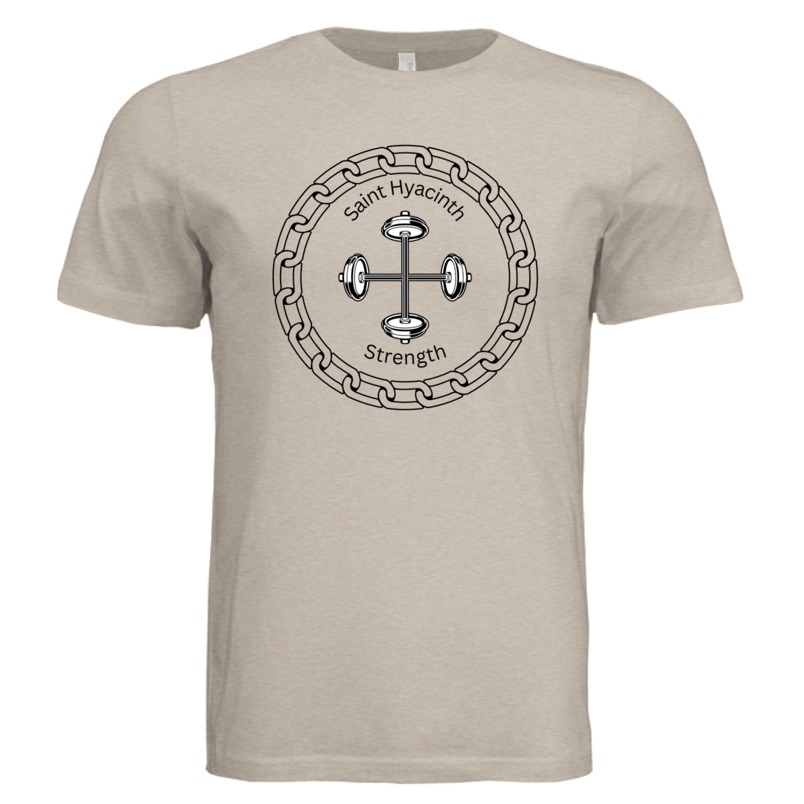 Tan Triblend - FRONT